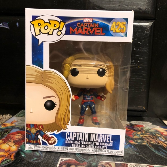 Funko Other Captain Marvel Funko Pop Damaged Poshmark